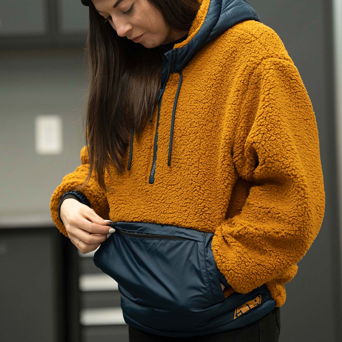 Women's Super Sherpa Fleece Hoodie、mySite、dreamappss