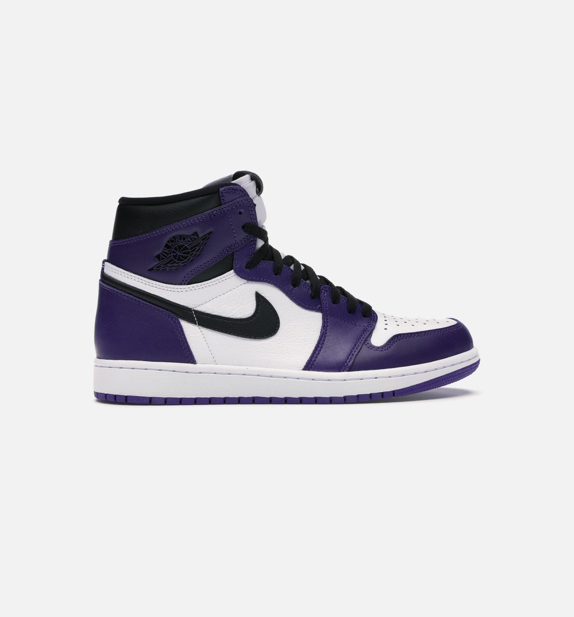 Air Jordan 1 Retro High Top OG Mens Lifestyle Shoe - White/Court Purple/Black Limit One Per Customer、mySite、dreamappss