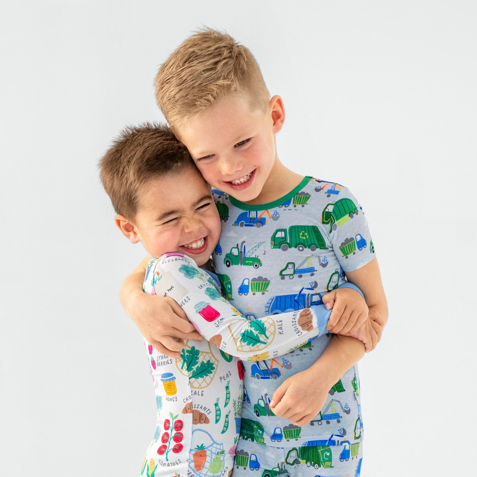 Clean Up Crew Two-Piece Short Sleeve Pajama Set、mySite、g9winljtr