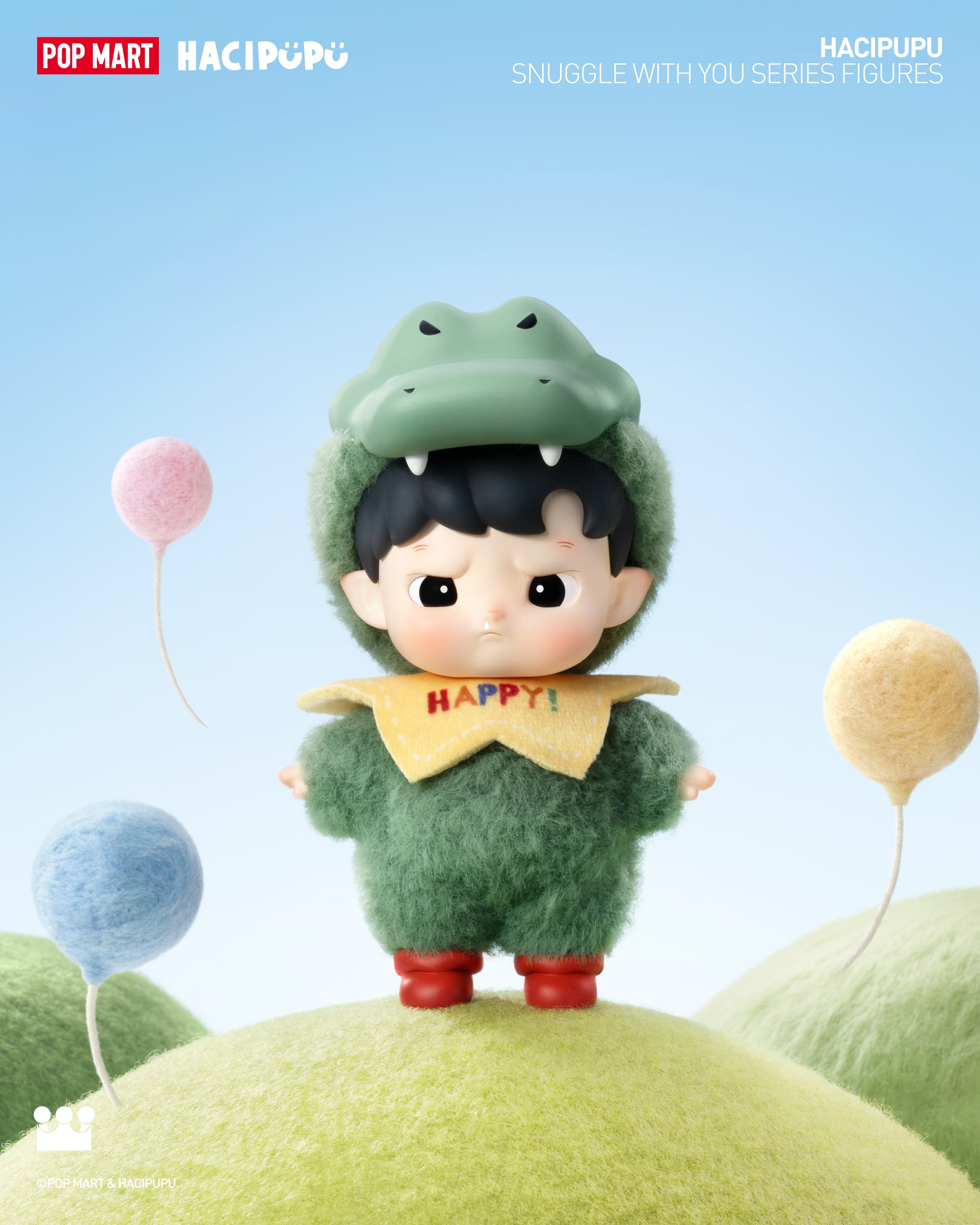  POP MART HACIPUPU Snuggle With You Series Figures、mySite、greenlandpopulation