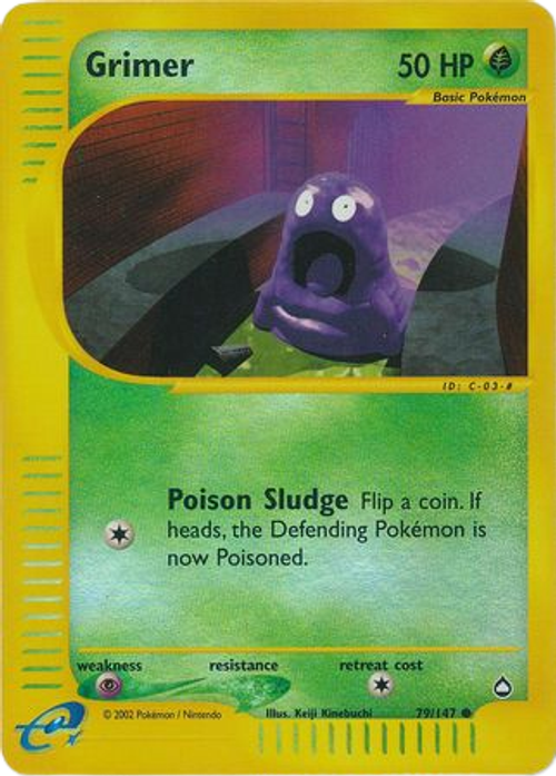 Grimer - 79/147 - Common Reverse Holo、mySite、waistdrama