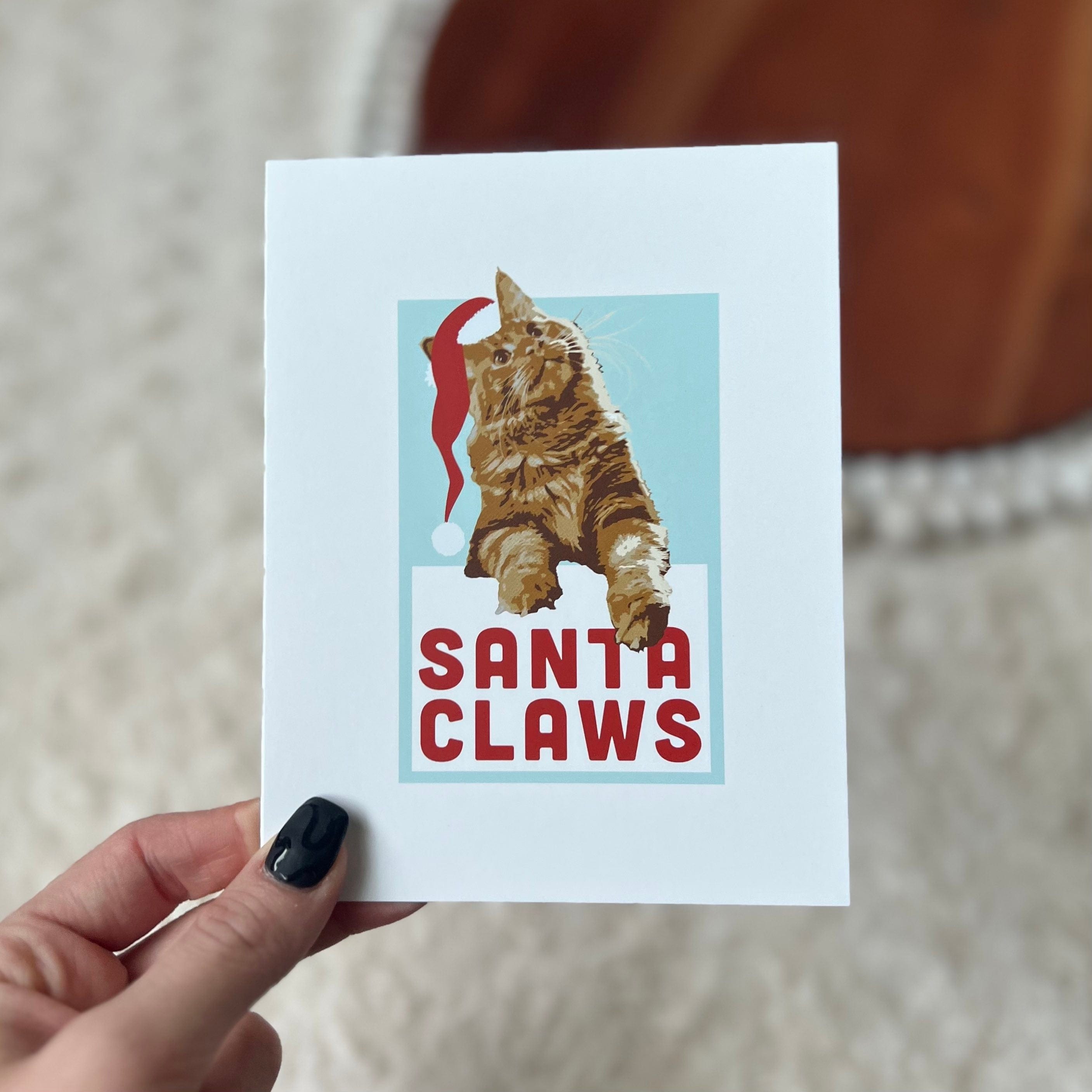  Santa Claws Holiday Greeting Card、mySite、ghnorth