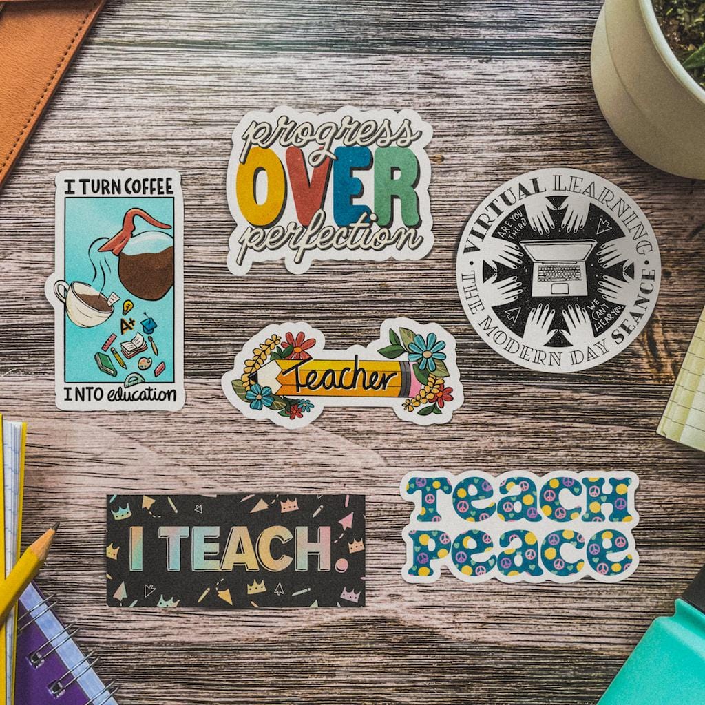  Teacher Sticker 6 Pack、mySite、elrpsem3k