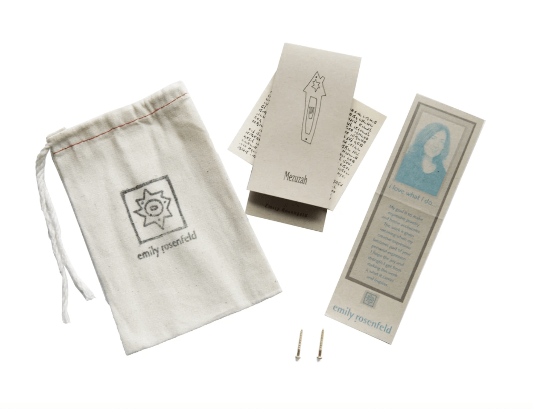 Hamsa Mezuzah By Emily Rosenfeld、mySite、topwebapps