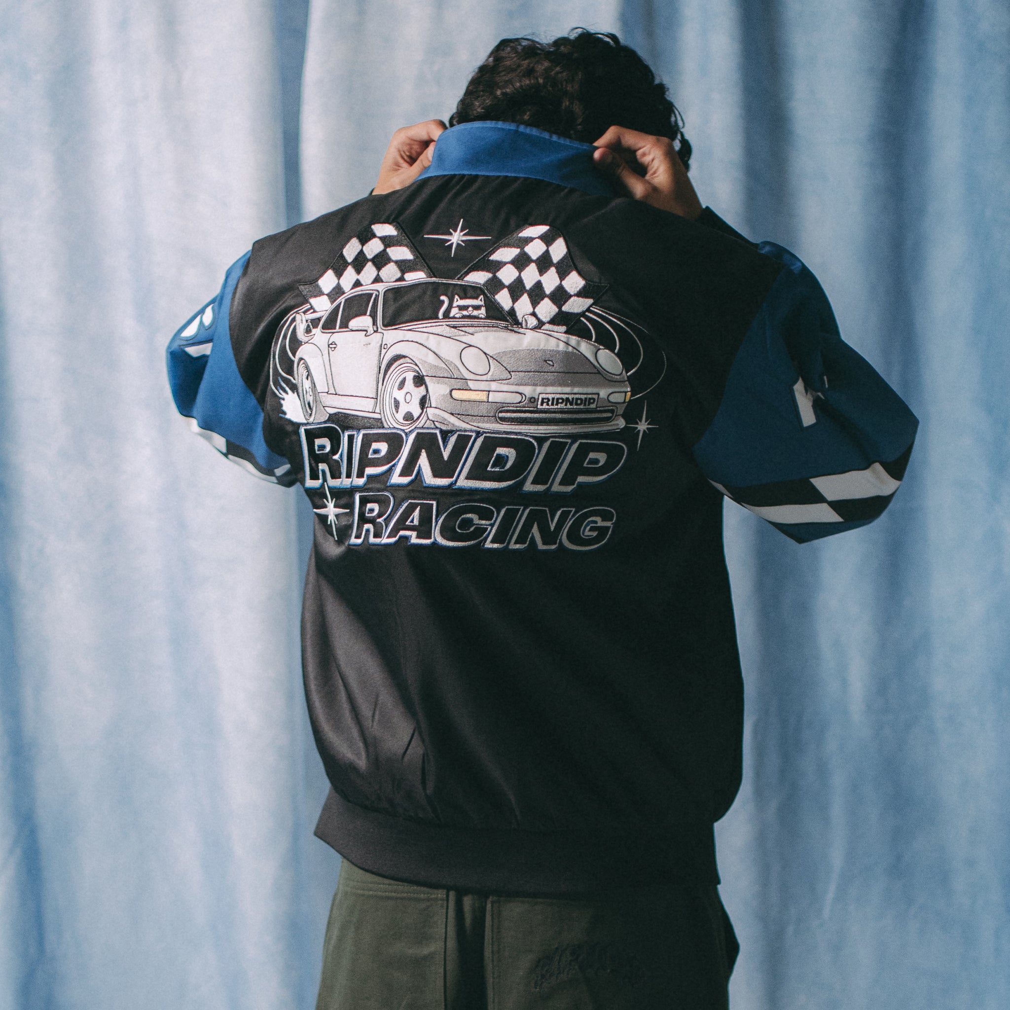  Ripnrace Jacket (Black/Blue)、mySite、merchandisen