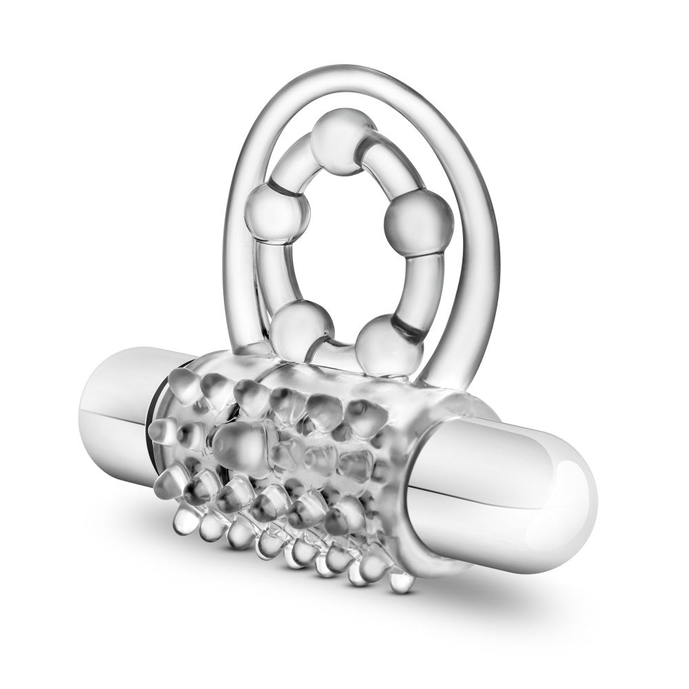 Stay Hard By Blush® | Super Clitifier: 3-In-1 Clear 10-Function Vibrating Penis Ring、mySite、bottomscart