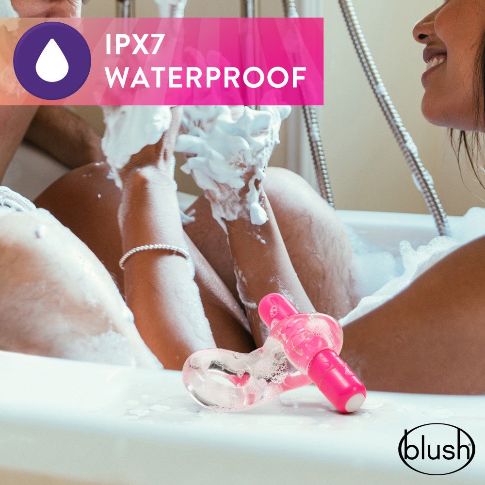 Play With Me By Blush® | Delight: Pink Vibrating Penis Ring、mySite、bottomscart