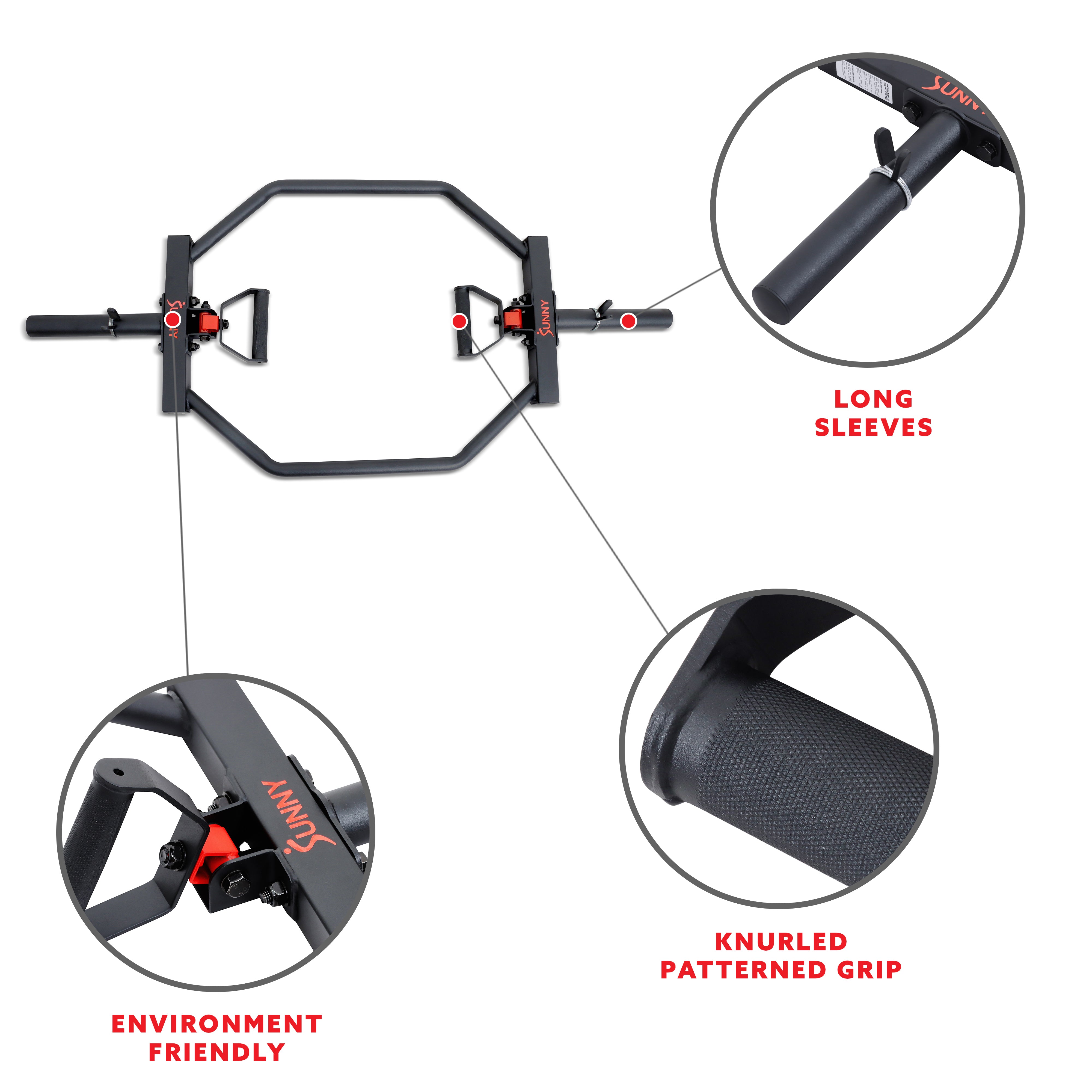  Strength Training Olympic Hex Bar With Swivel Handle | Sunny Strength™、mySite、ghnorth