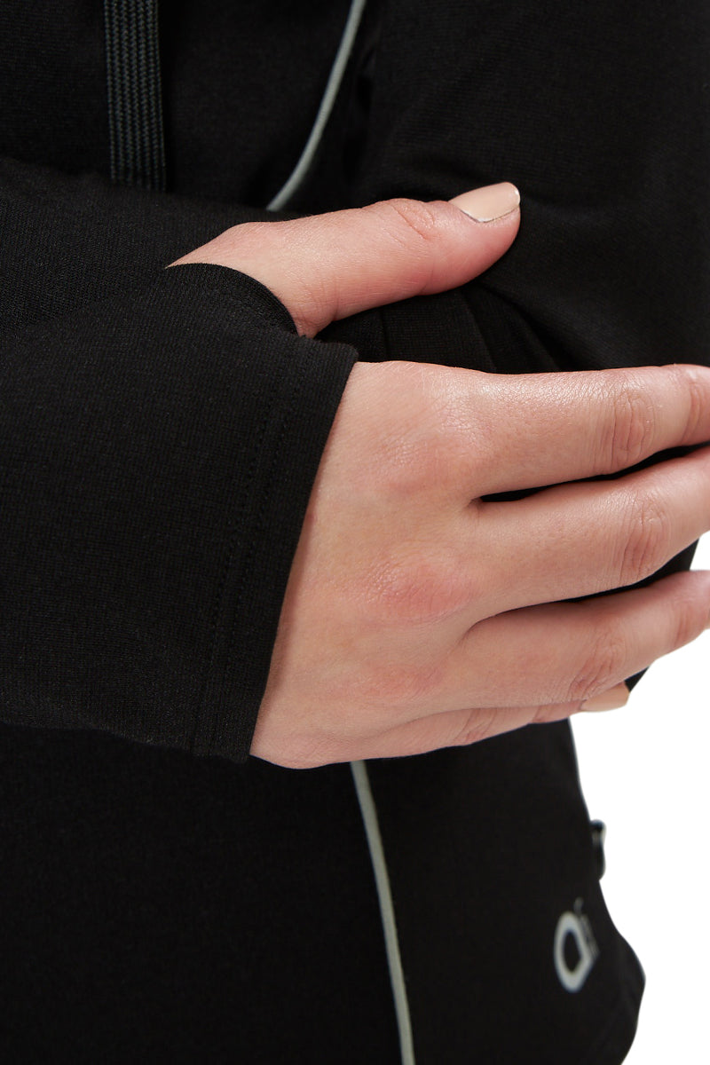  Flaunt Hoodie Full Sleeve Active Jacket - Jet Black、mySite、justintrudeaud