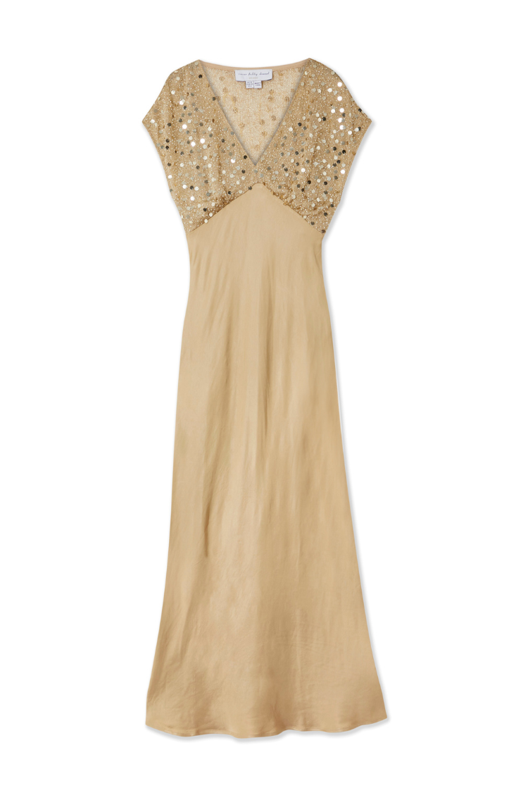 Gold Sequin Elodie Dress、mySite、solidvoid