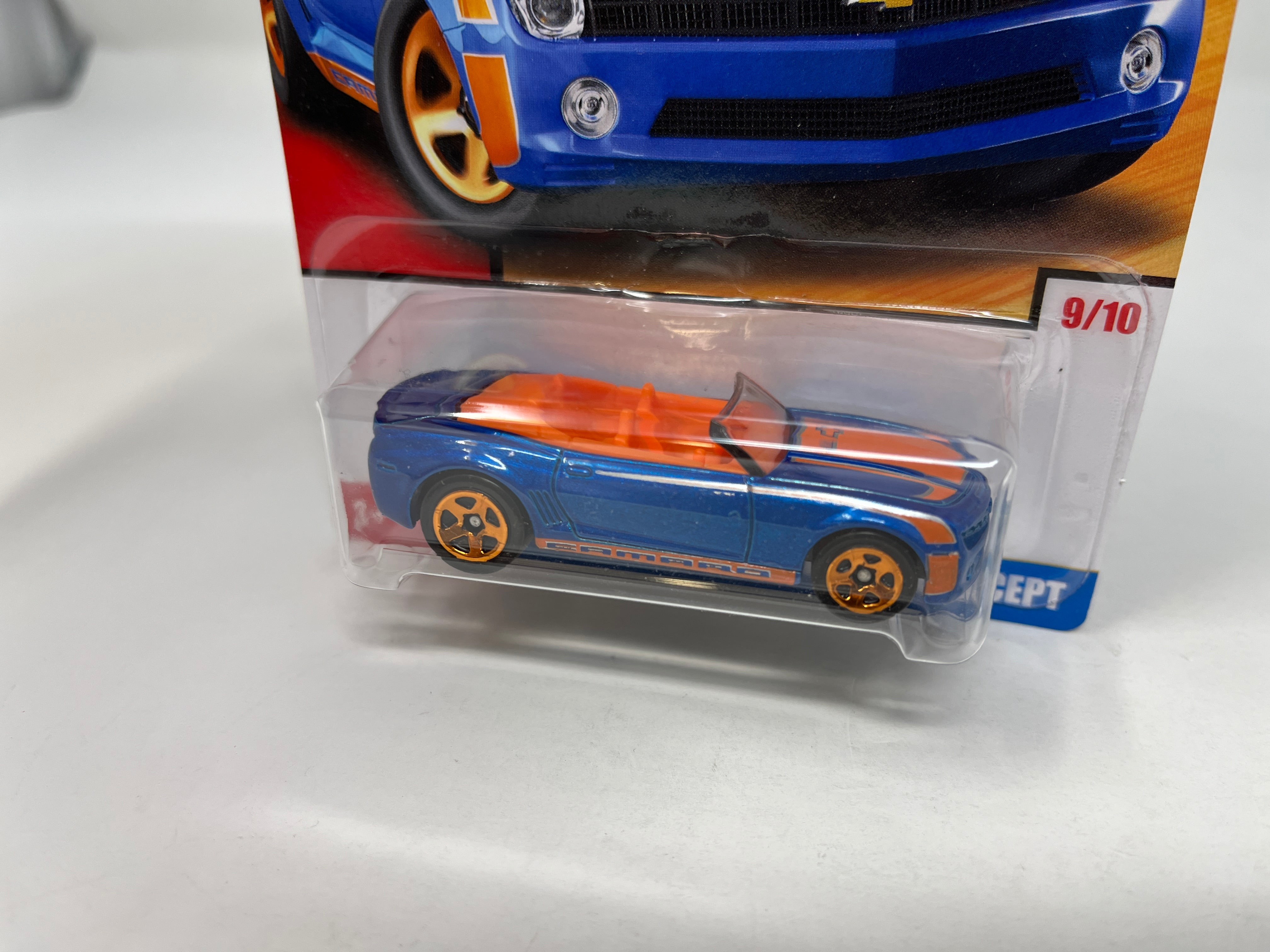 Chevy Camaro Convertible #9 * BLUE * Hot Wheels Decades Series Target、mySite、hgirdovlk