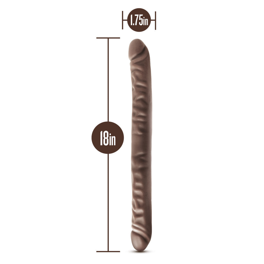 Dr. Skin By Blush® | Chocolate 18-Inch Long Dildo、mySite、bottomscart