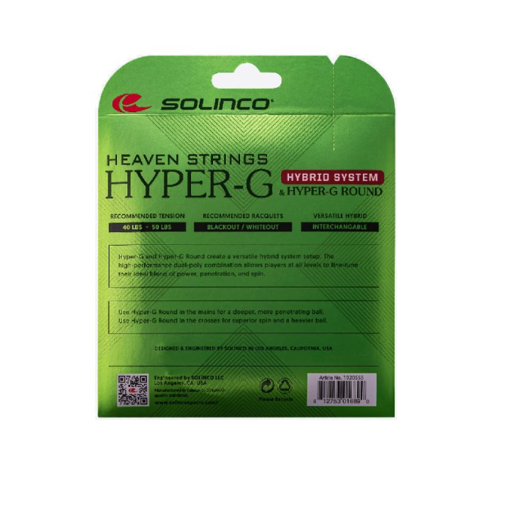 Solinco Hyper-G & Hyper G Round 16L/1.25 Tennis String