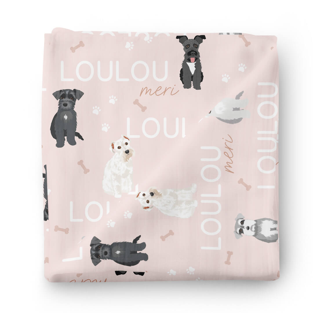  Personalized Baby Name Swaddle Blanket | Schnauzer、mySite、layawaytickets