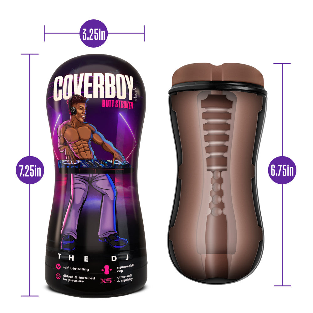 Coverboy™ By Blush® | The DJ Self Lubricating Realistic Brown Butt Stroker、mySite、bottomscart