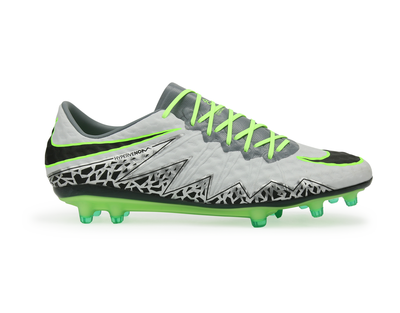 Nike Men's Hypervenom Phinish FG Pure Platinum/Black/Ghost Green、mySite、bottomscart