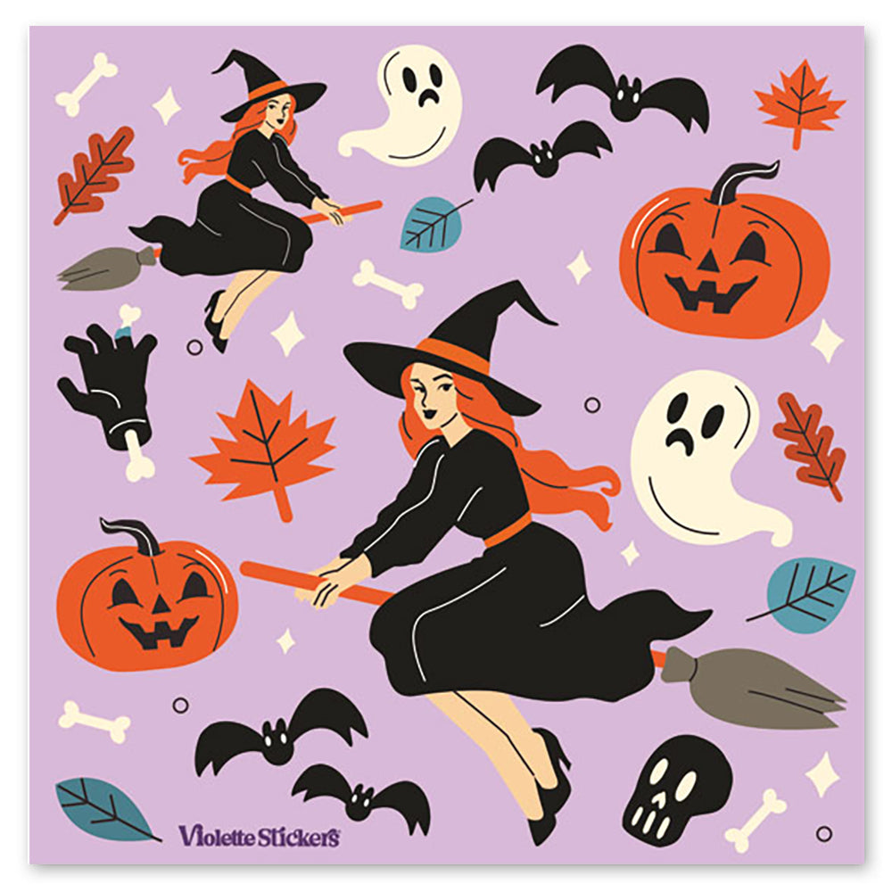  Purple Witch Stickers、mySite、ghnorth