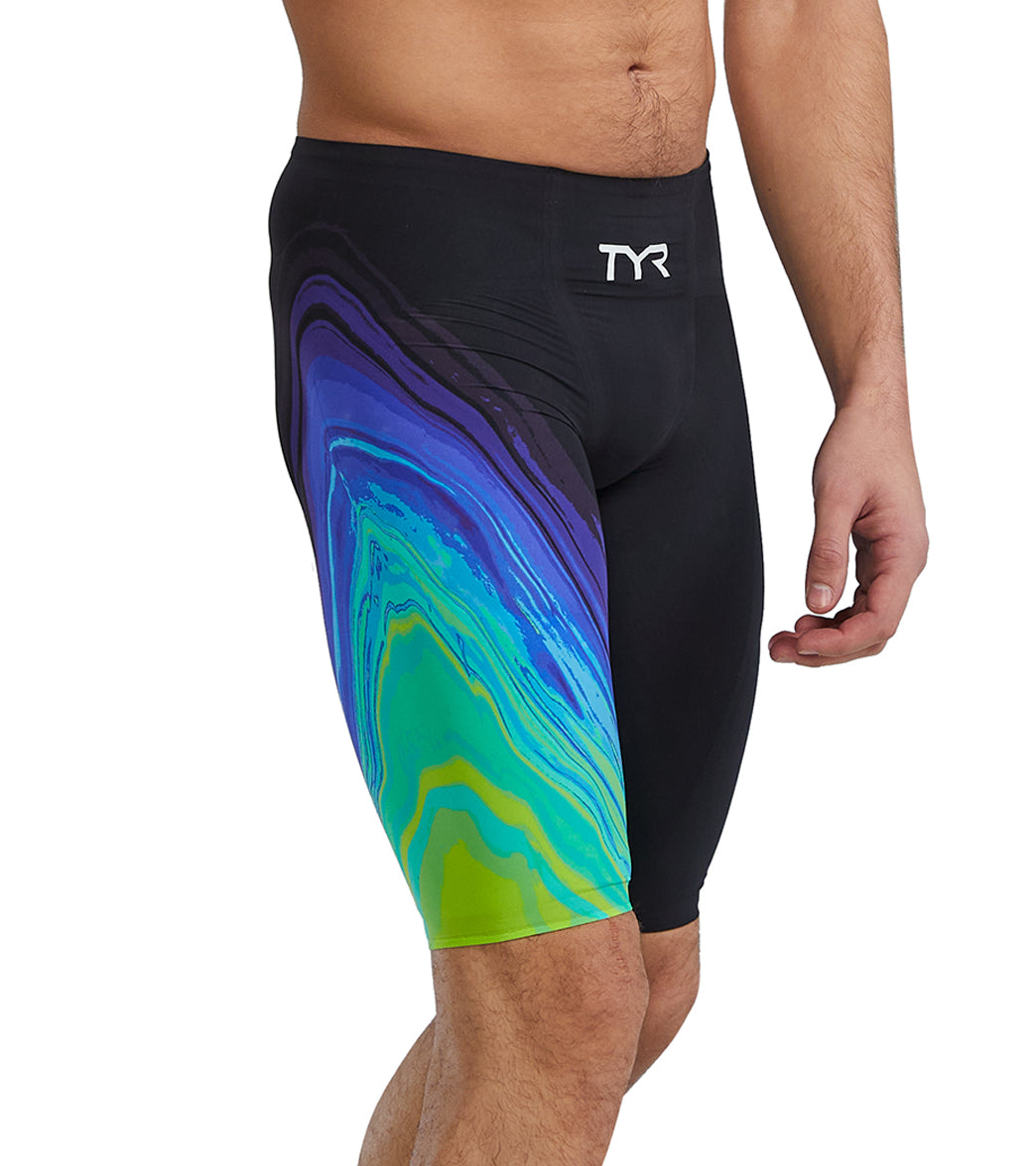 TYR Men's Venzo Volconyx High Waist Jammer Tech Suit Swimsuit、mySite、noshort