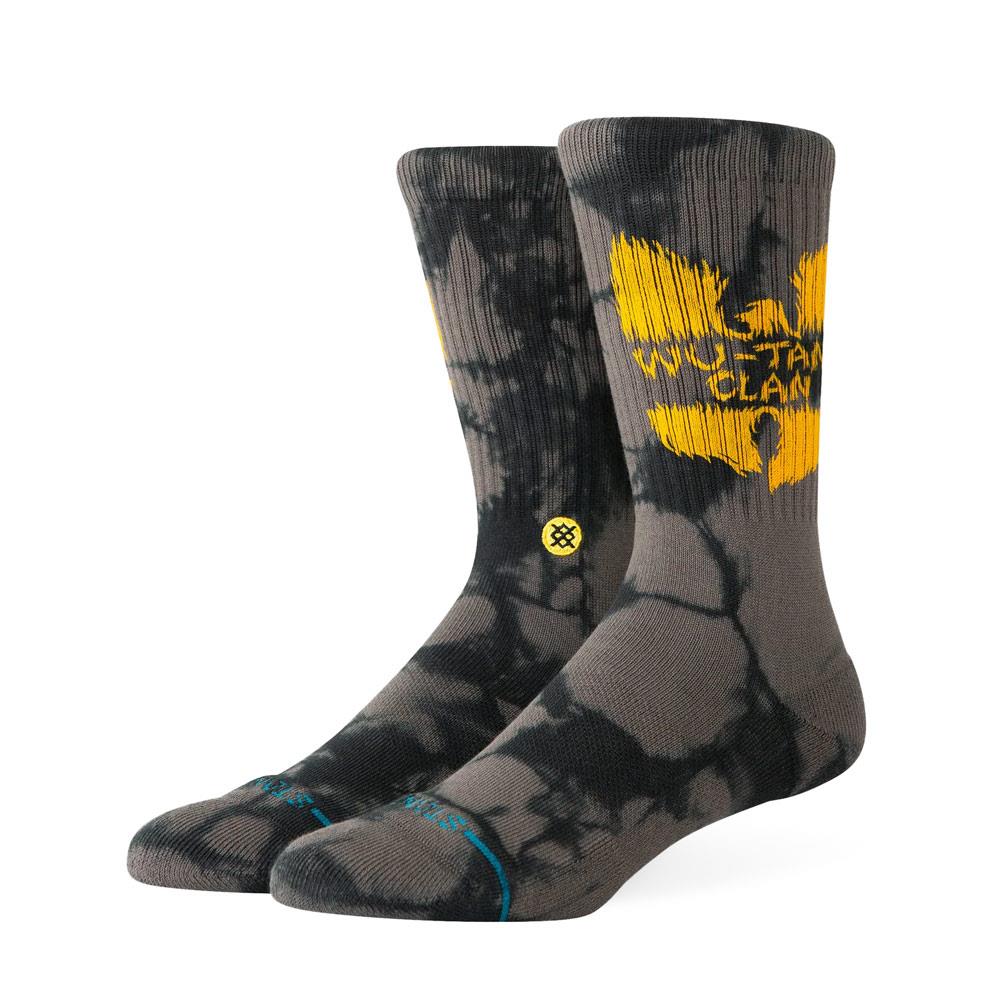  Stance Shaolin Slums Crew Socks - Black - Large、mySite、merchandisen