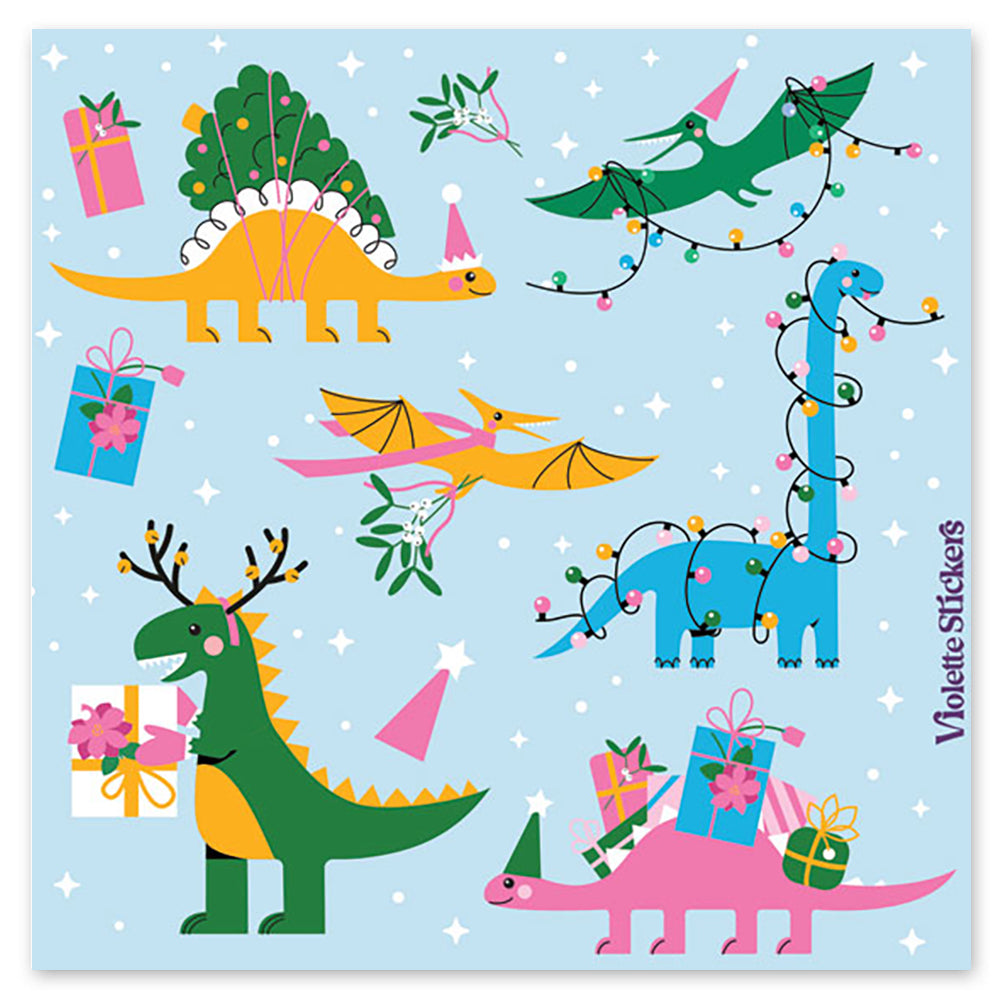  Christmas Dinos Stickers、mySite、ghnorth
