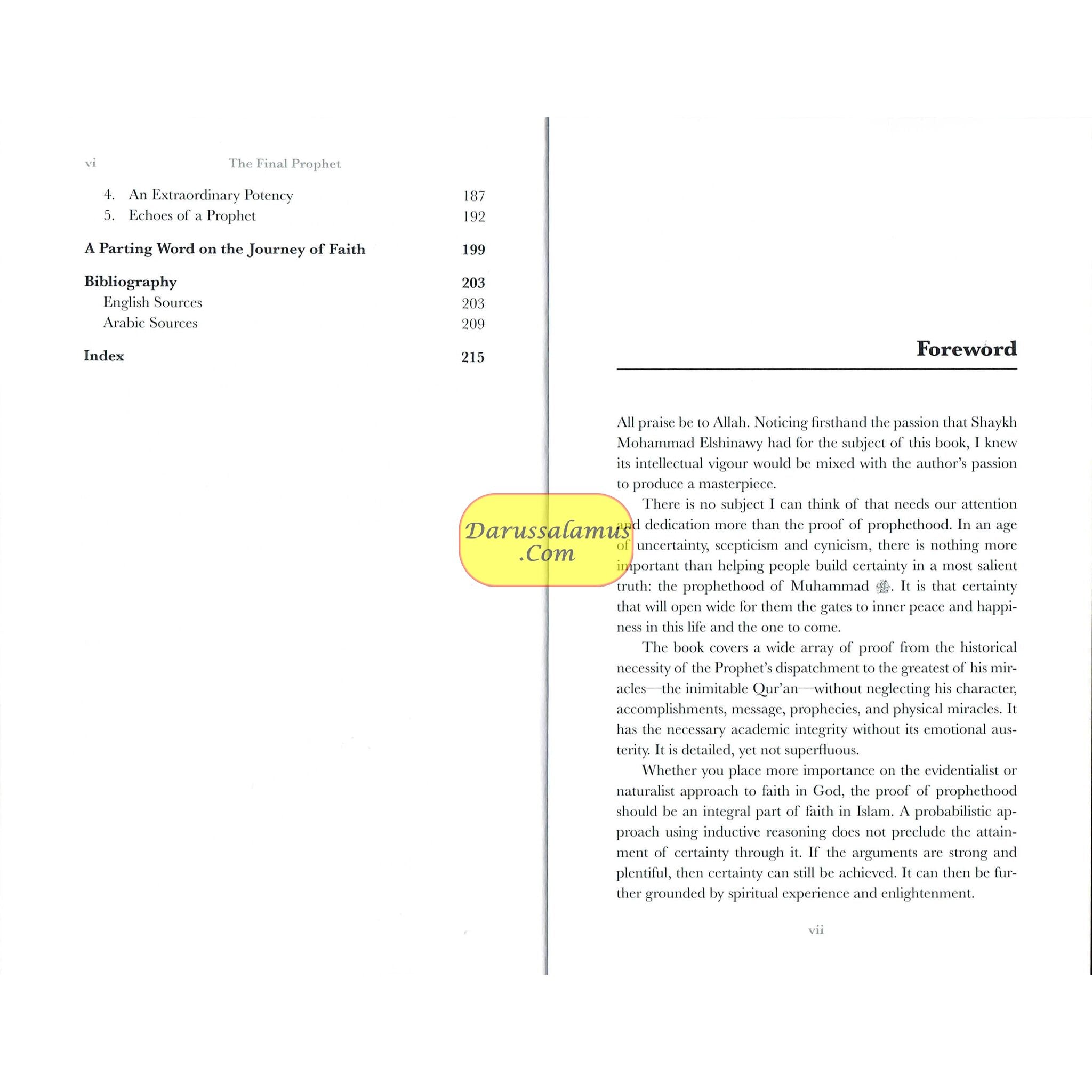 The Final Prophet: Proof of the Prophethood of Muhammad By Mohammad Elshinawy、mySite、topwebapps