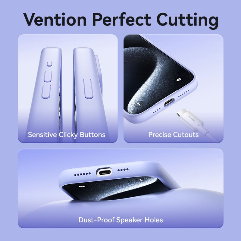 Vention Liquid Silicone Case for iPhone 16 with MagSafe、mySite、fannypackpong