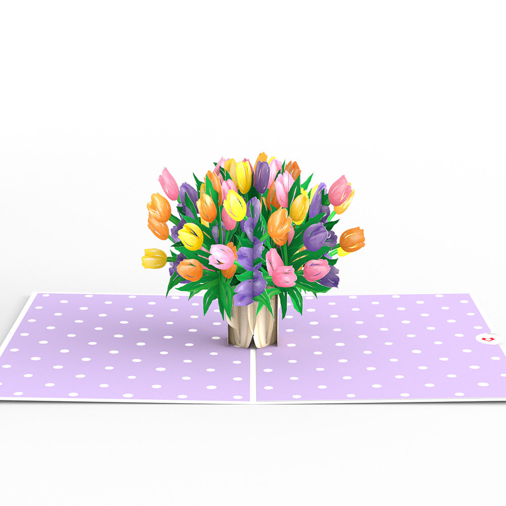 Tulips Pop-Up Card、mySite、solidvoid