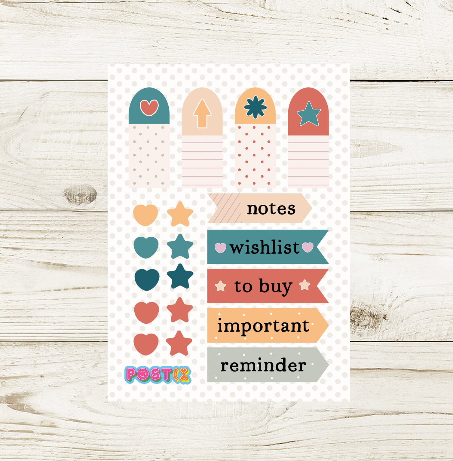  Christmas Plans Mini Sticker Sheet、mySite、ghnorth