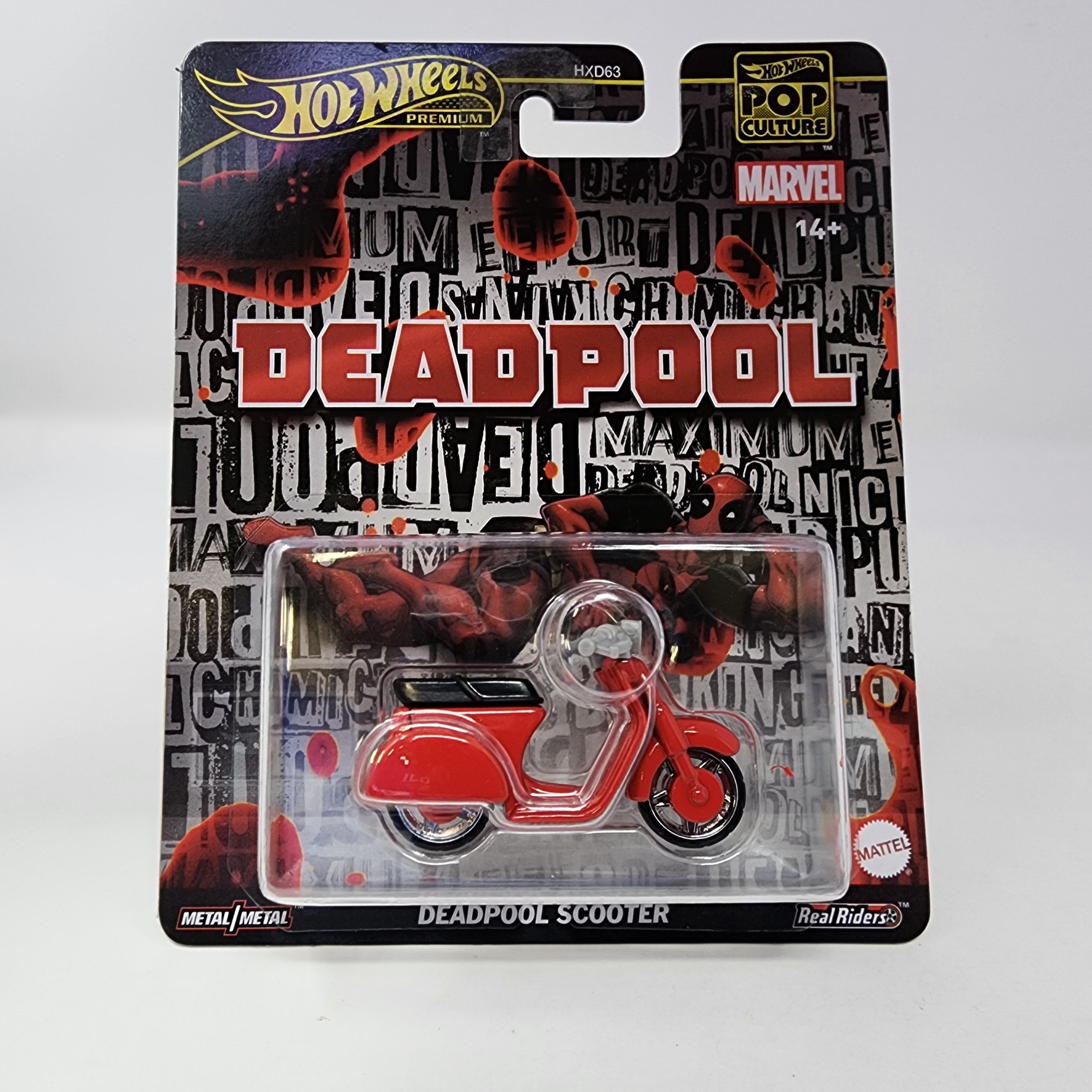 Deadpool Scooter Marvel * 2025 Hot Wheels Pop Culture Case J、mySite、hgirdovlk