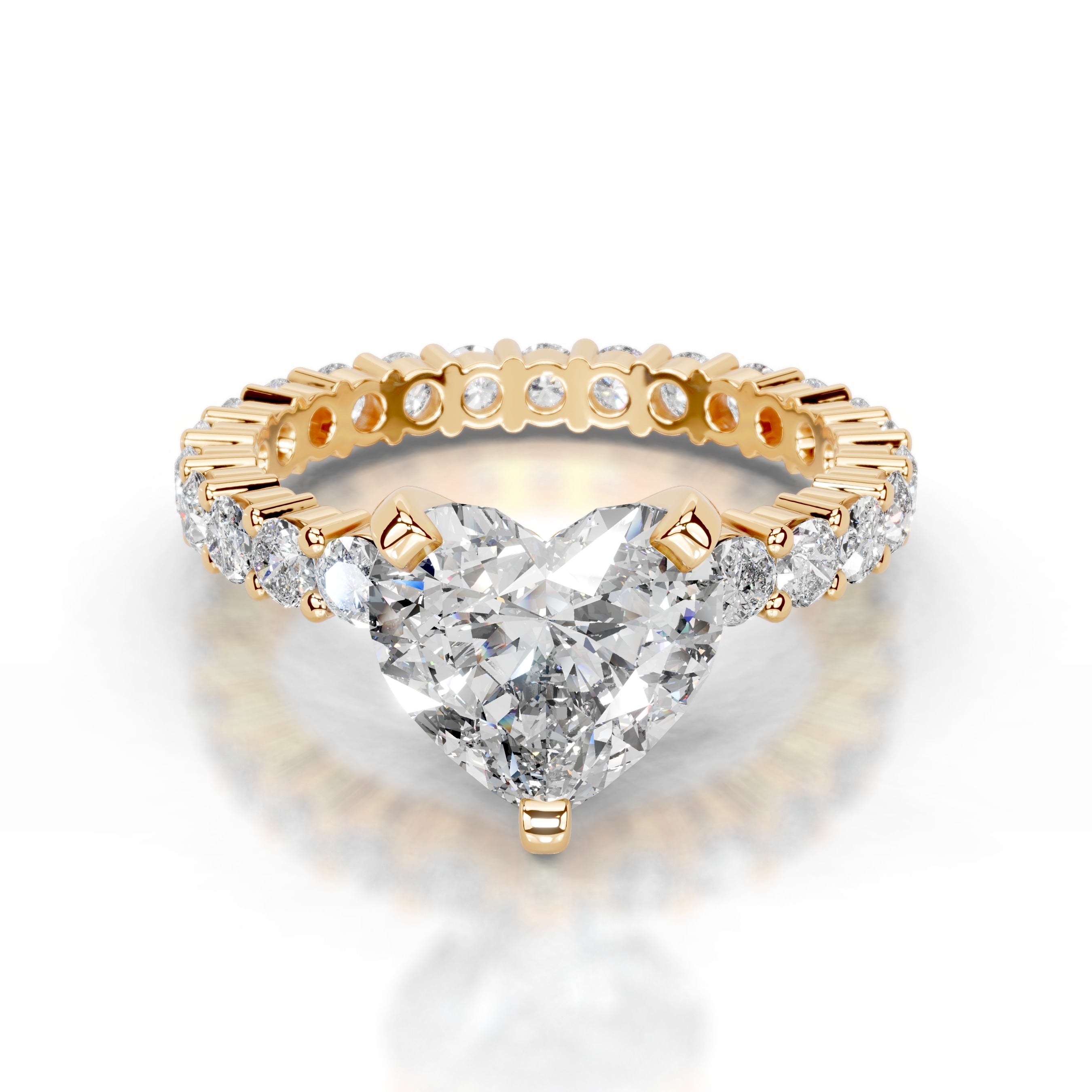 Jenna Lab Grown Diamond Ring - 18K Yellow Gold、mySite、hinf8tx79