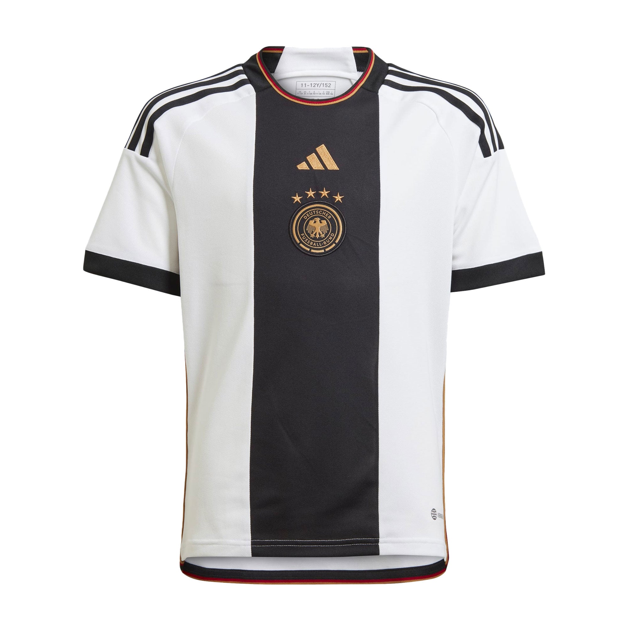 adidas Kids Germany 2022/23 Home Jersey White/Black、mySite、noshort