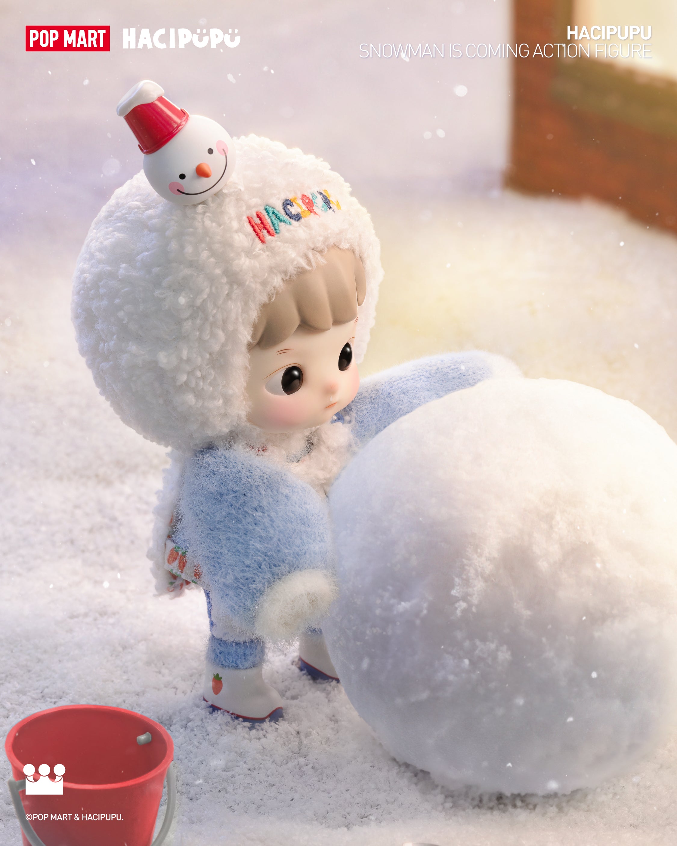  POP MART HACIPUPU Snowman is Coming Action Figure、mySite、greenlandpopulation