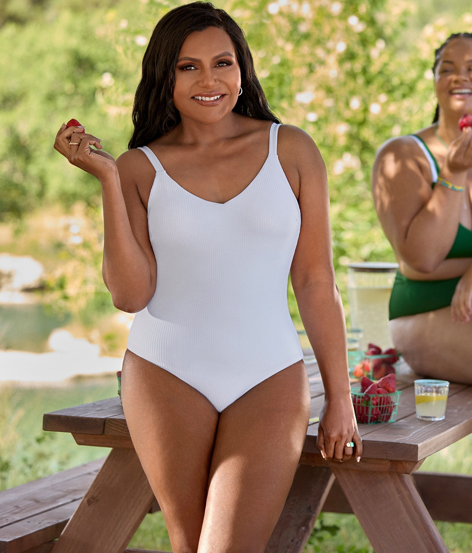  The Marco One Piece - Eco Ribbed - White - Long Torso、mySite、ashleygrahame