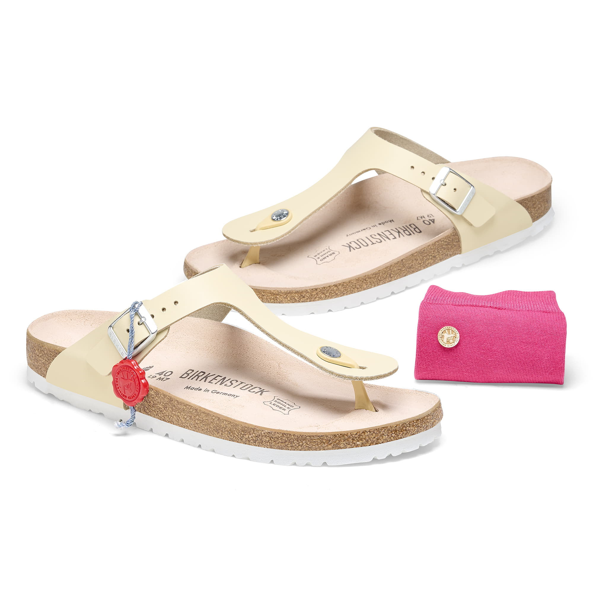 Gizeh 1983 Natural Leather Beige + Socke、mySite、gtrtttuynbv