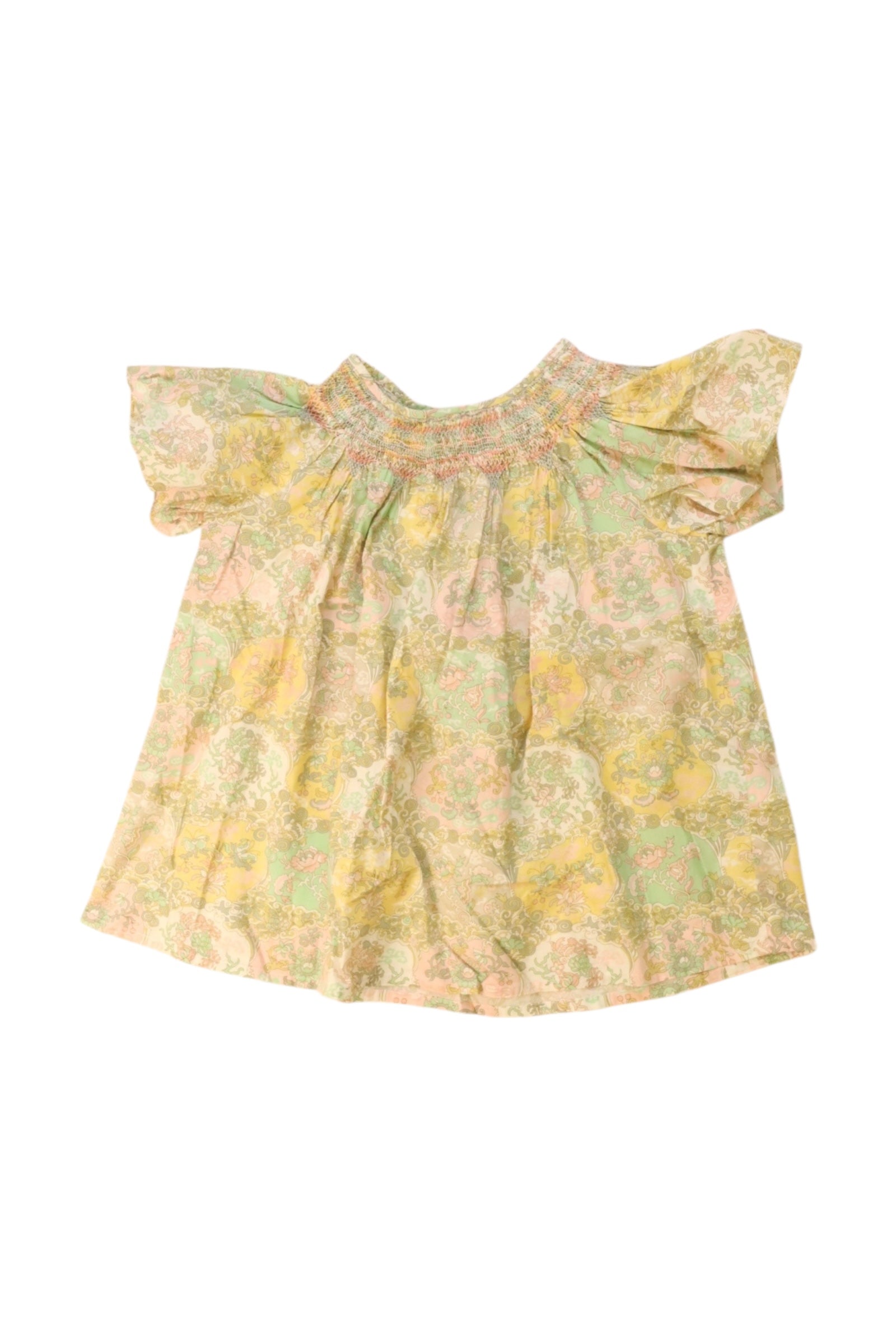 Bonpoint Smocked Floral Dress 6T、mySite、g9winljtr