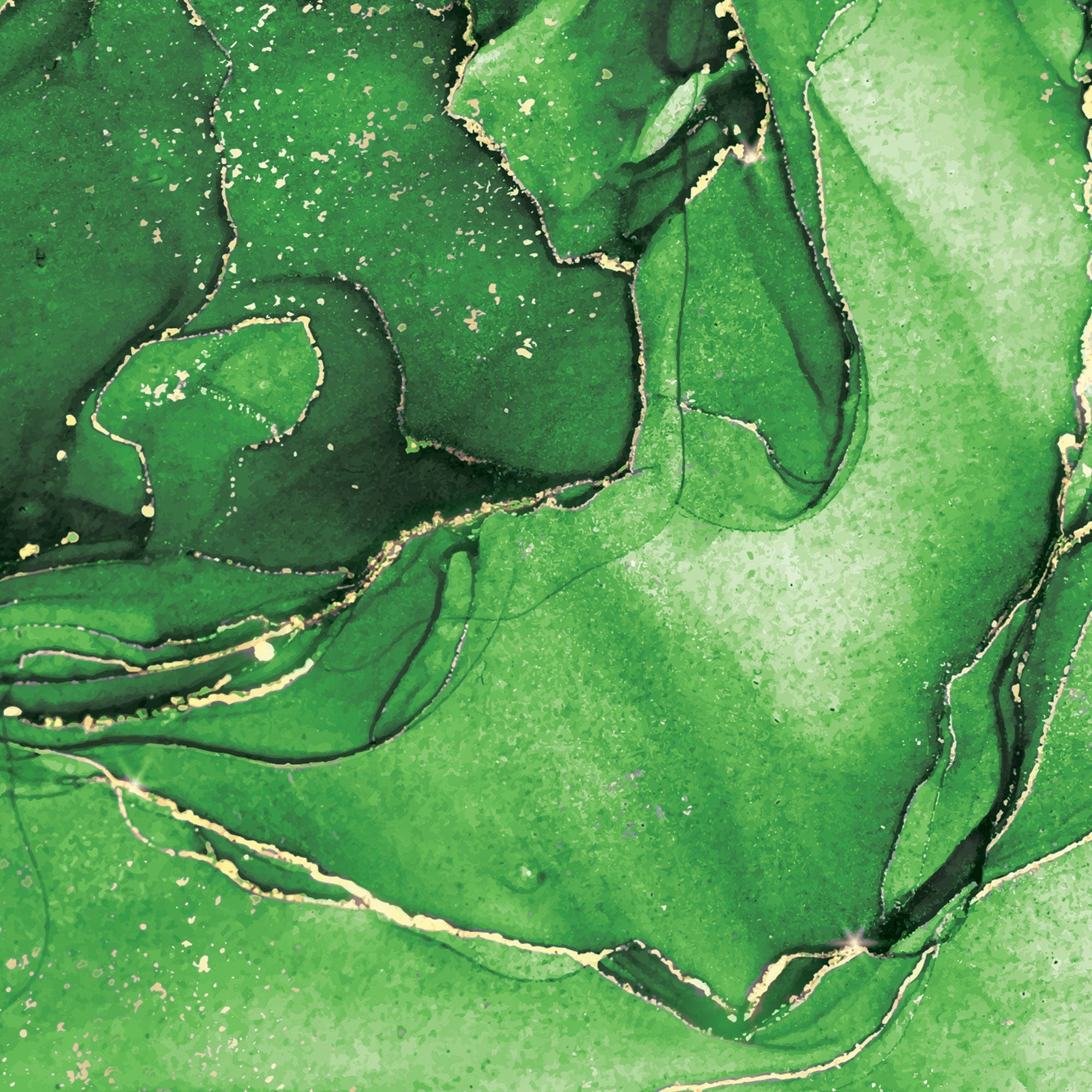  Green Watercolor Marble 12 x 12 Paper、mySite、ghnorth