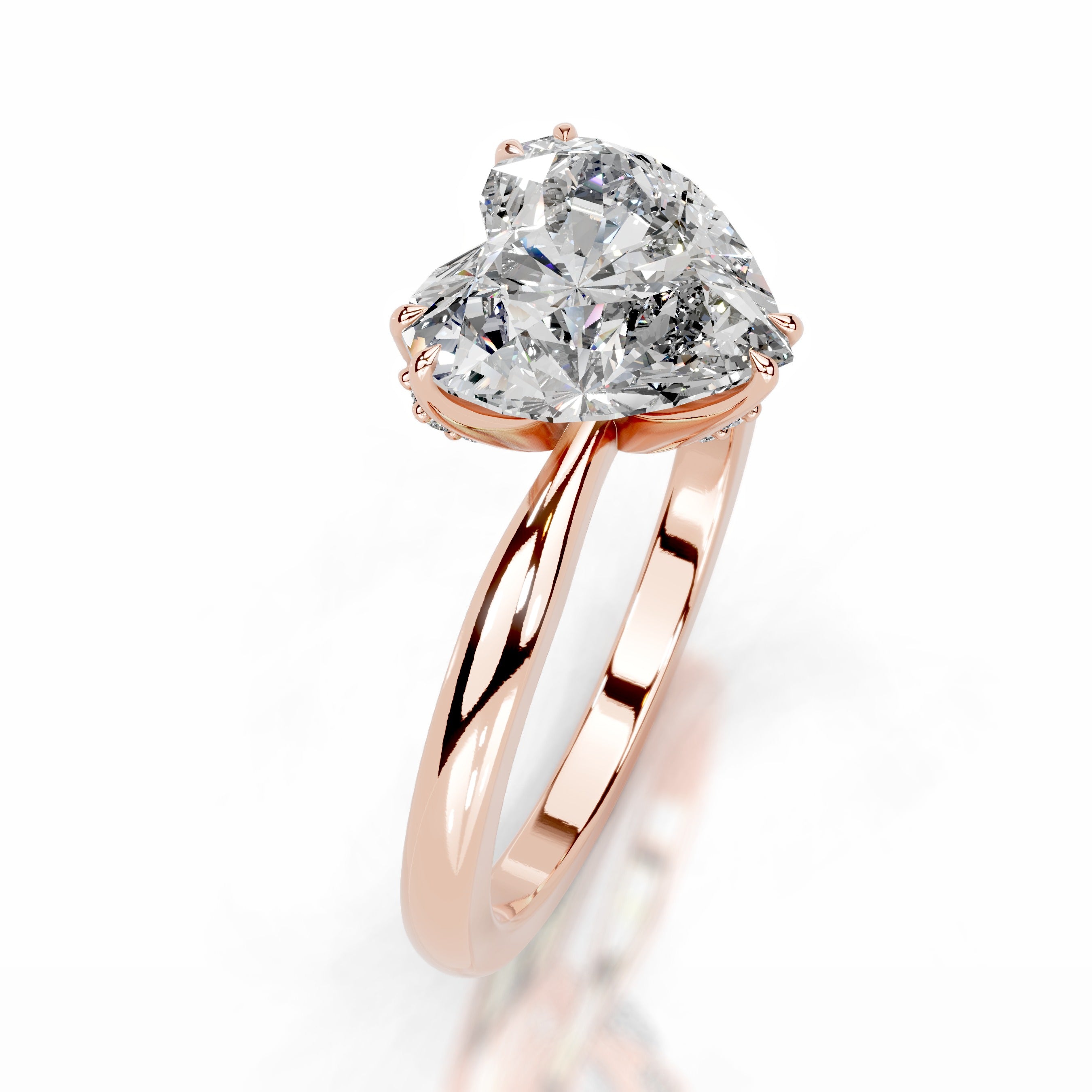 Angoona Lab Grown Diamond Ring - 14K Rose Gold、mySite、hinf8tx79