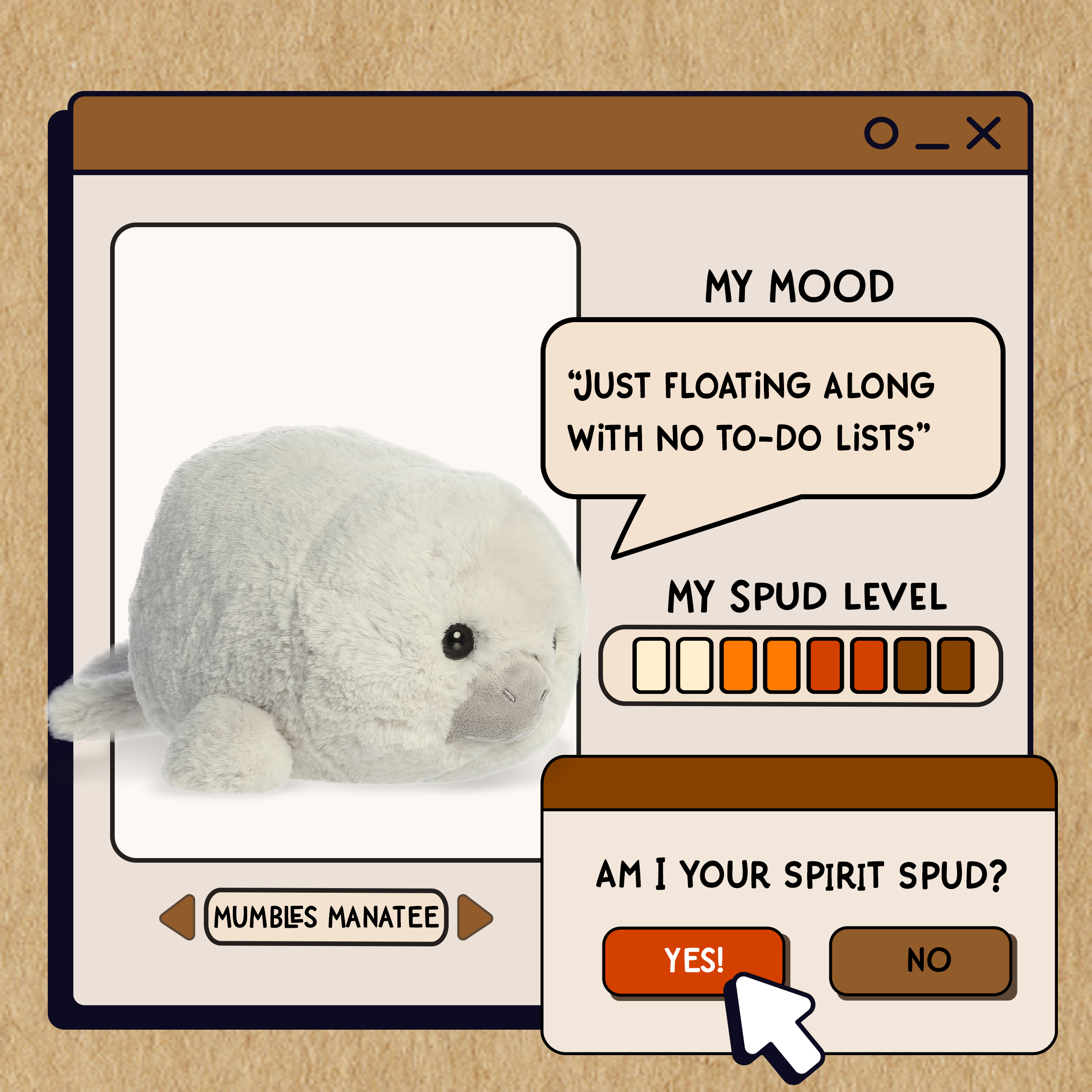 Aurora® - Spudsters™ - 10 Mumbles Manatee™、mySite、g9winljtr