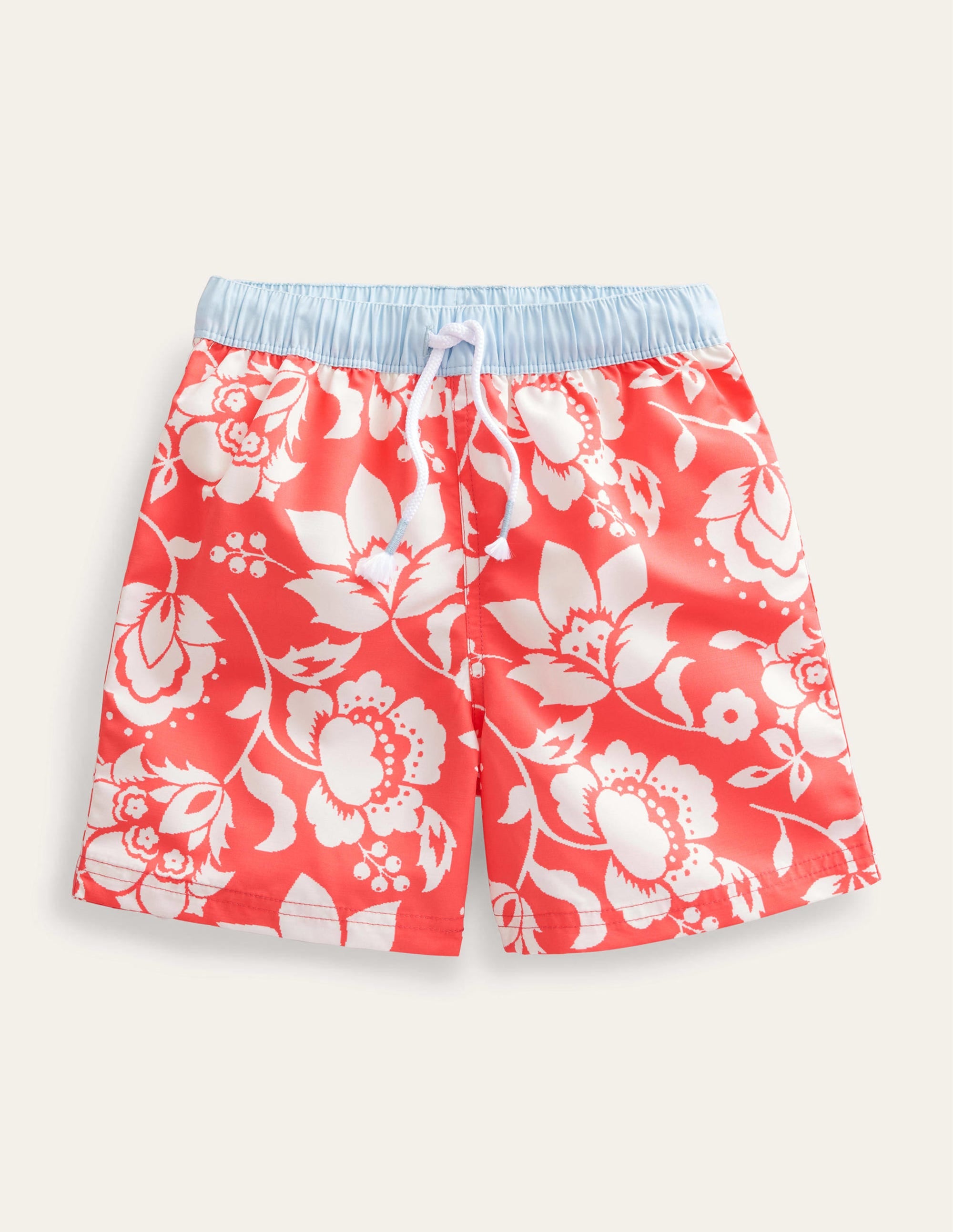  Swim Shorts-Red Floral、mySite、ashleygrahame