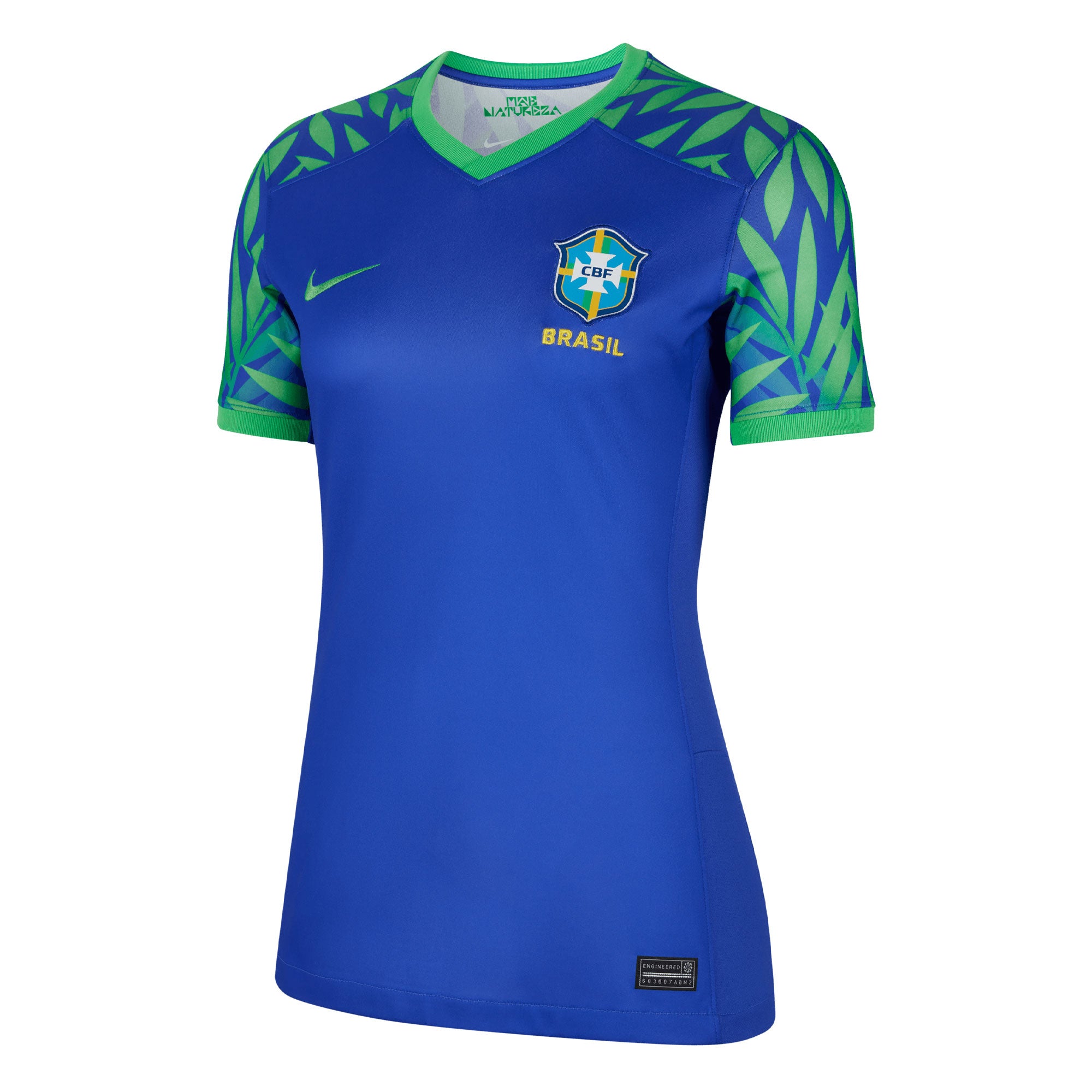 Nike Women's Brazil 2023/24 Away Jersey Blue/Green、mySite、noshort