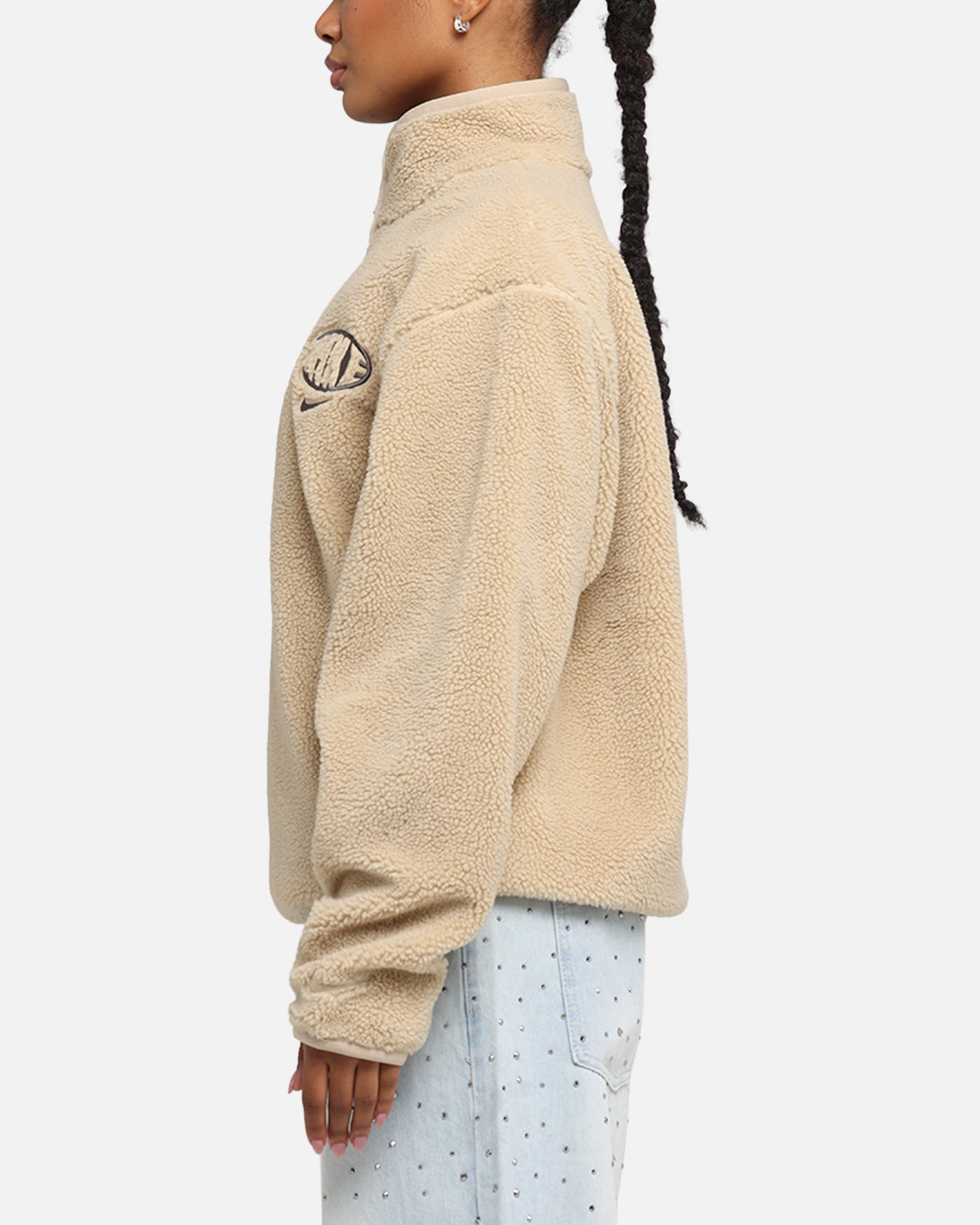 Nike Club Sustainable Winterized Half Zip Top Grain/Medium Ash Grey、mySite、zt4zffjzw