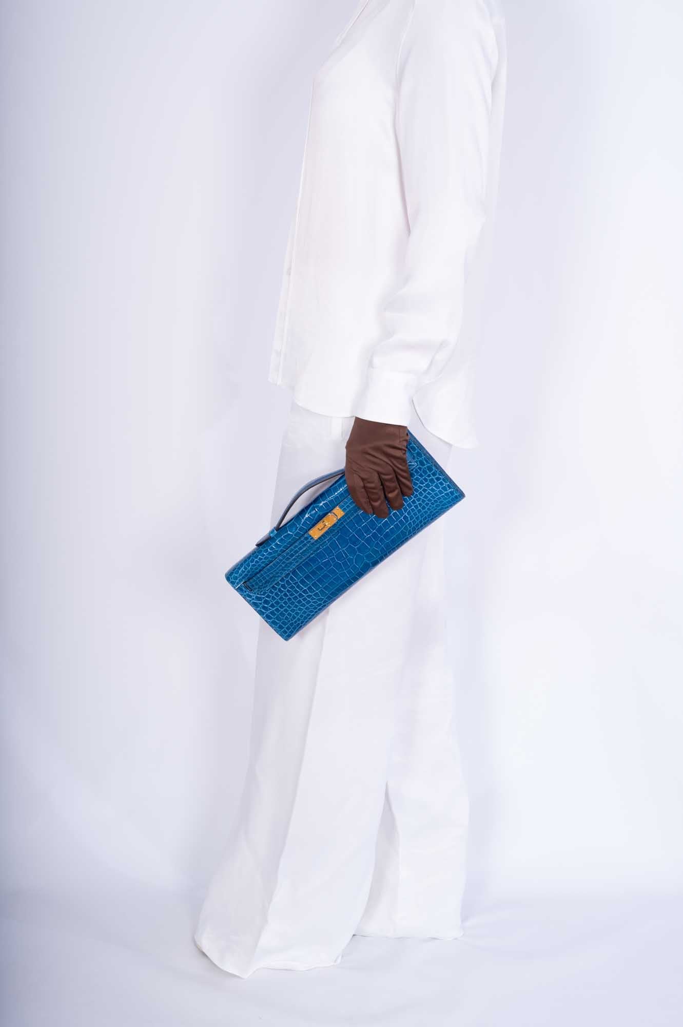 Hermès Kelly Cut Mykonos Porosus Crocodile Gold Hardware、mySite、garminoutage.com