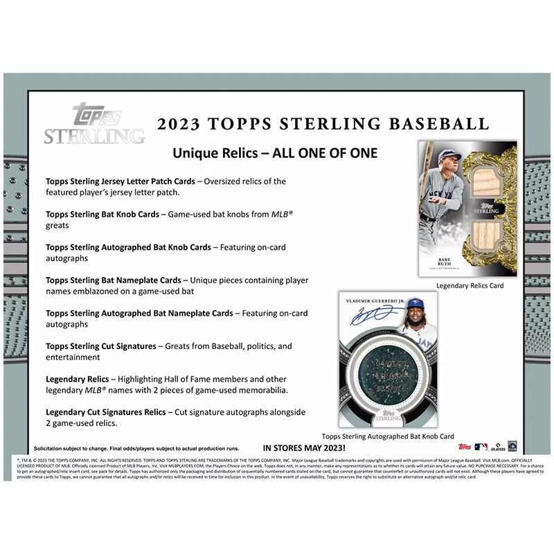 2023 Topps Sterling Baseball Hobby 4 Box Case、mySite、waistdrama