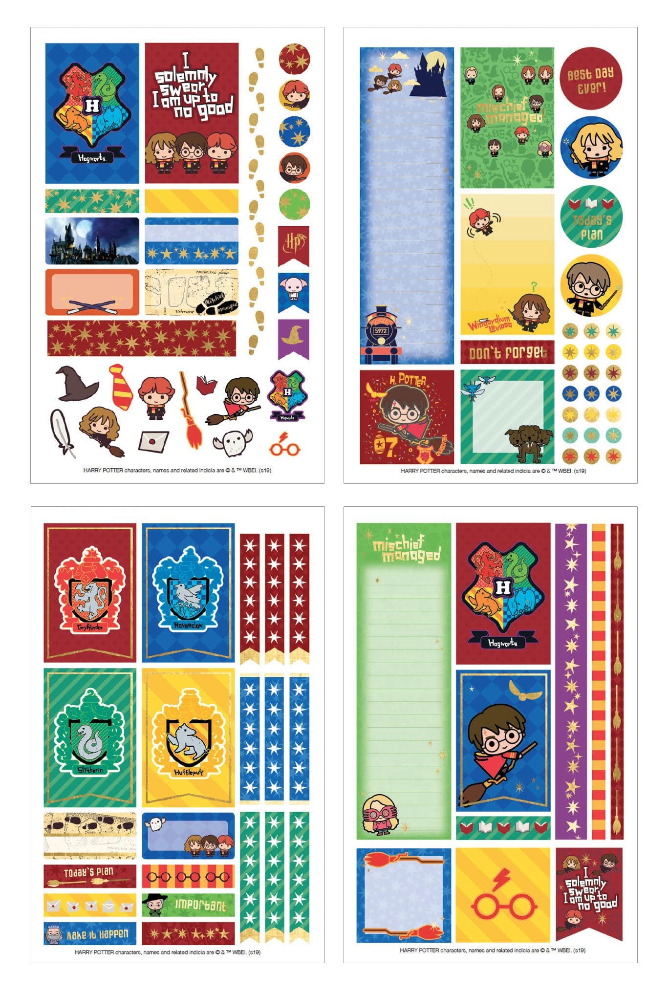  Harry Potter Planner Stickers - Chibi、mySite、ghnorth