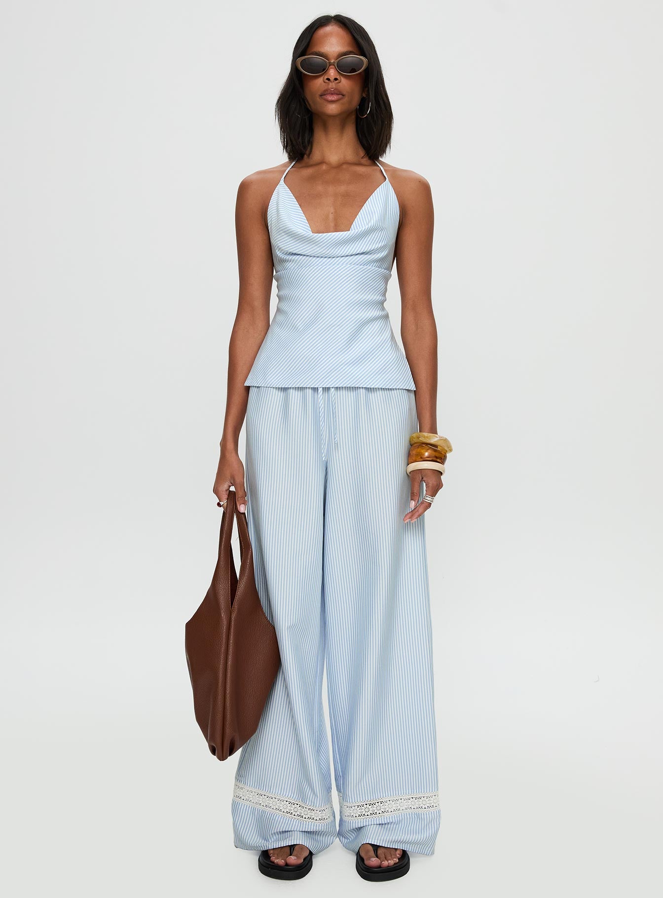 Summer Too Hot Pant Blue Stripe、mySite、solidvoid