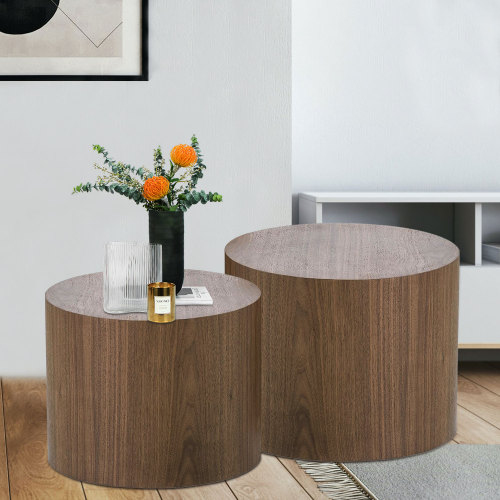 MDF with ash/oak/walnut veneer sidetable/coffee table/end table/ottoman(walnut)、、casual