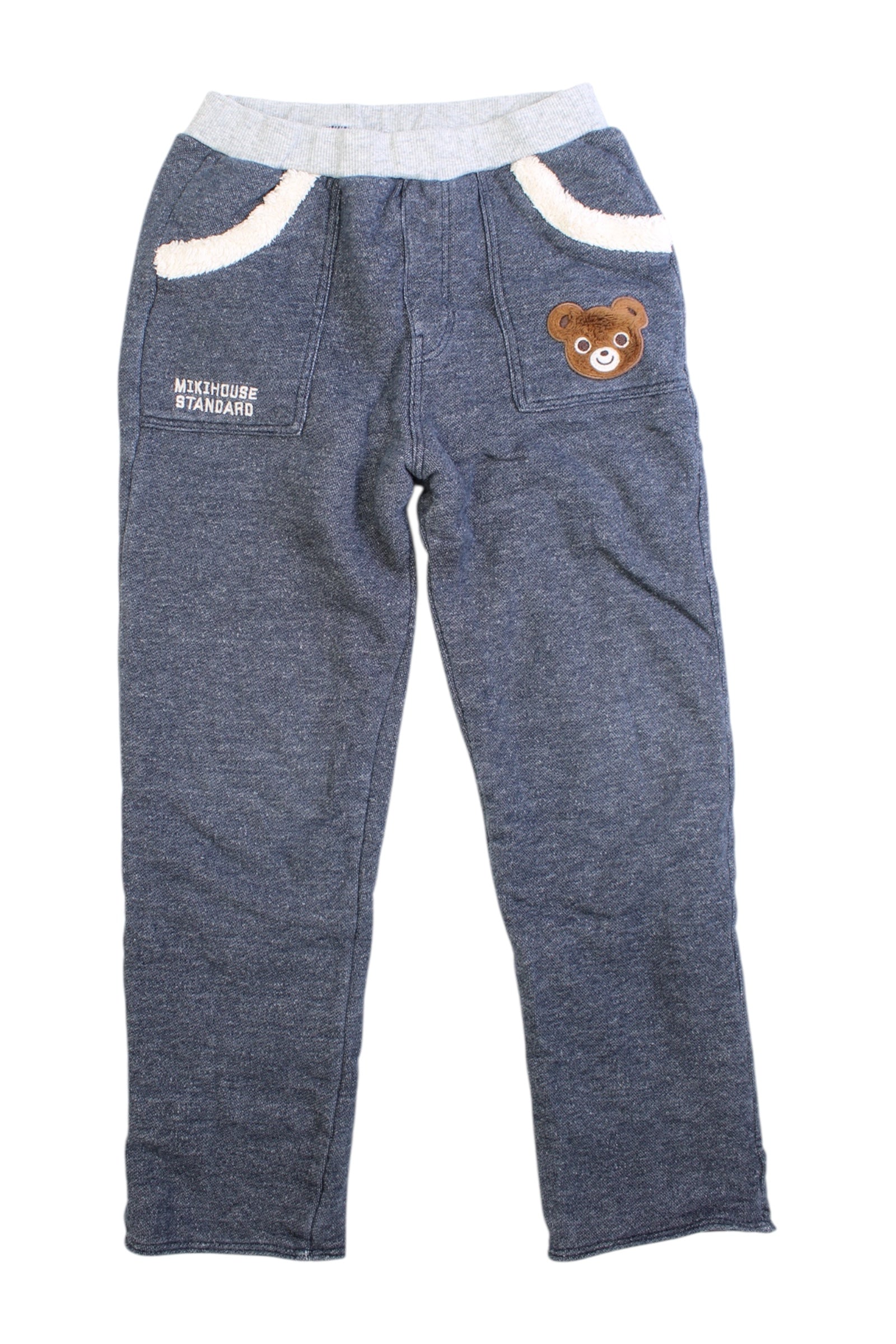 Miki House Sweatpants With Animal Embroidery, Size 7Y、mySite、g9winljtr