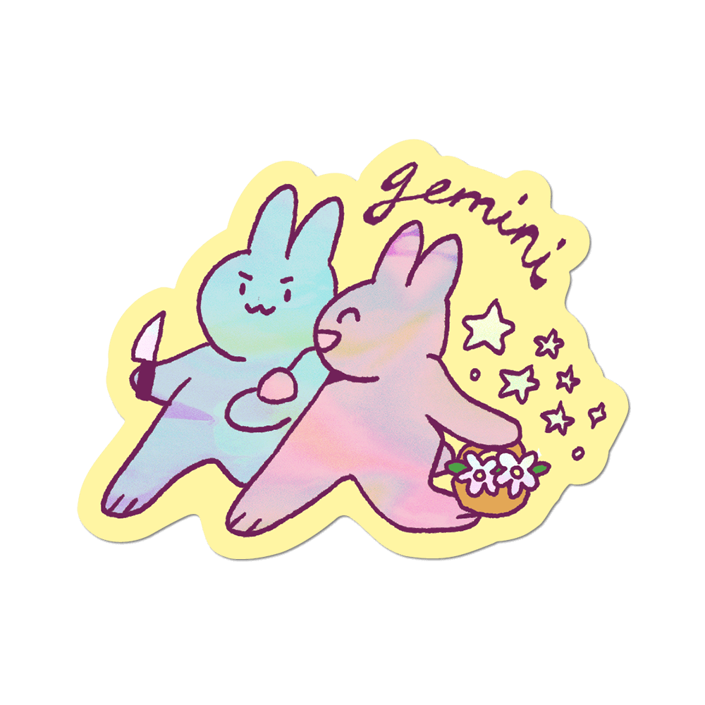  Gemini Zodiac Vinyl Sticker Decals、mySite、ghnorth