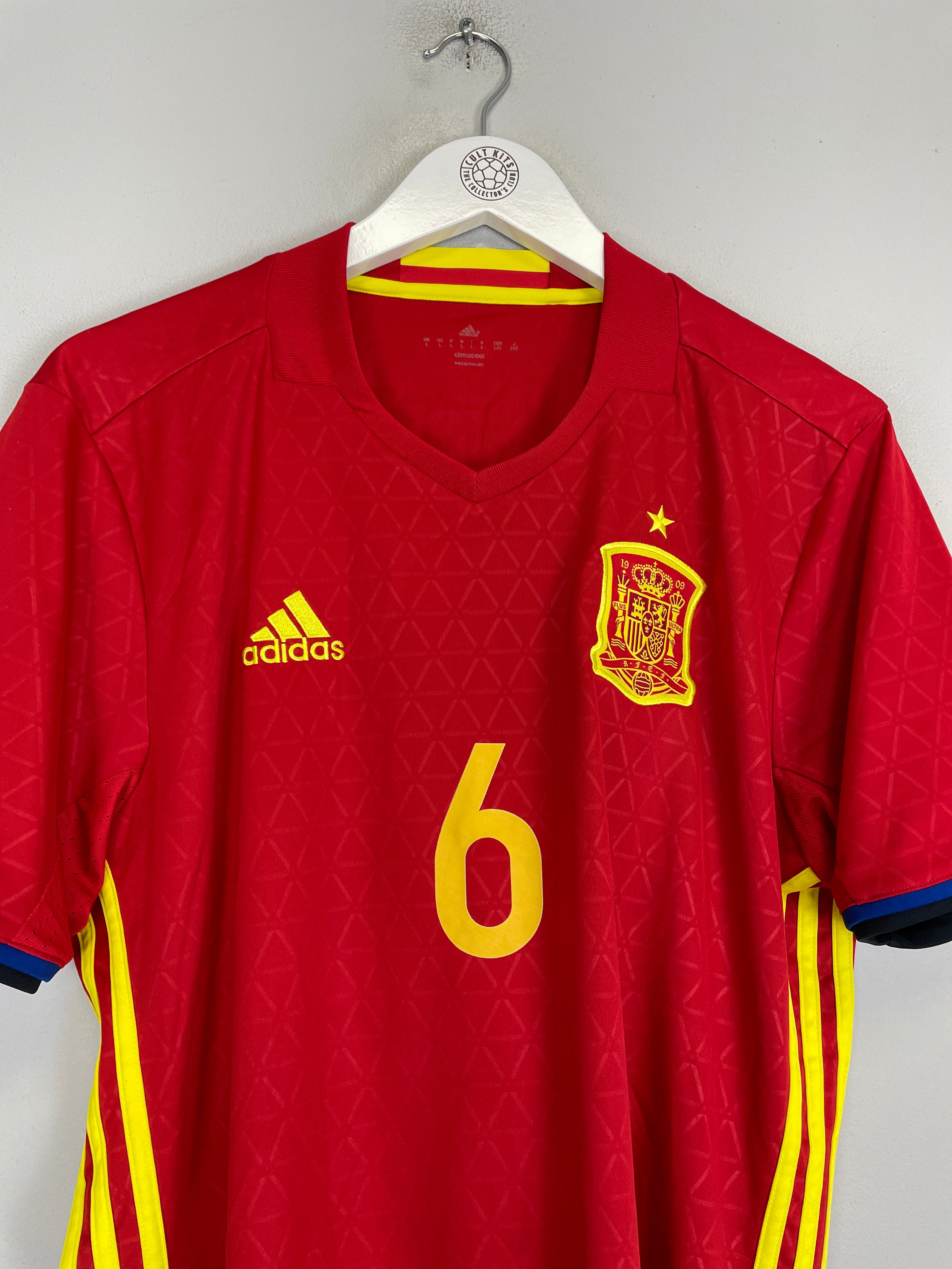 2016/17 SPAIN A.INIESTA #6 HOME SHIRT (L) ADIDAS、mySite、sh2016/17 SPAIN A.INIESTA #6 HOME SHIRT (L) ADIDAS、mySite、glenpowelloop_name