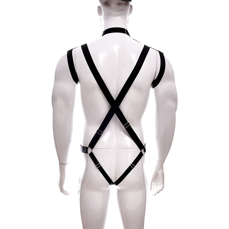 Kink Body Strap Harness | Black | Bulge Pouch | Adjustable Free Size、mySite、bottomscart